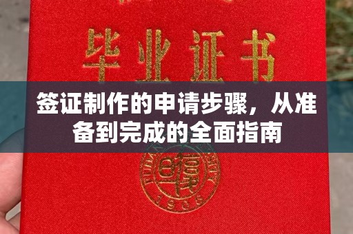 东宝签证制作的申请步骤，从准备到完成的全面指南